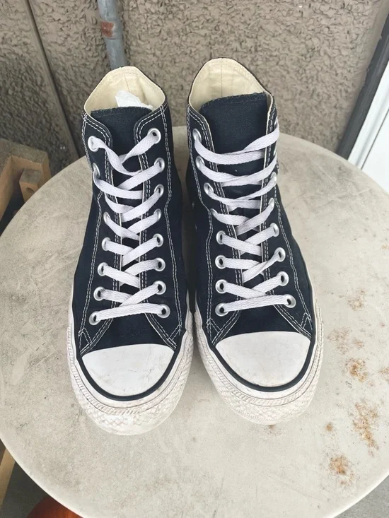 Converse All Star Chuck Taylor black high tops - Picture 3 of 8